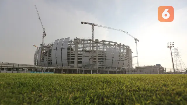 Foto: Mengintip Lebih Dekat Perkembangan Proyek Pembangunan Jakarta International Stadium