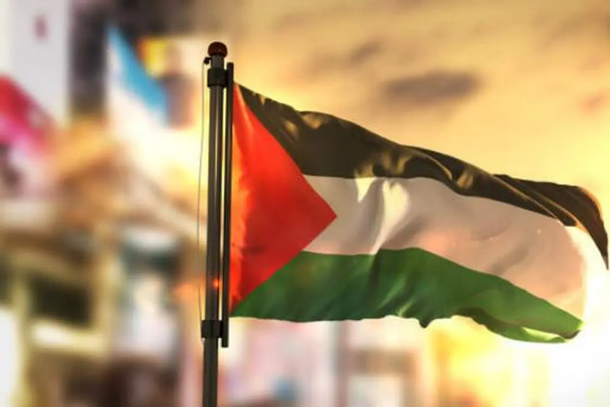 Ilustrasi bendera Palestina