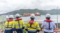 Kapal Tanker LNG Raksasa MT Lady Eva Berhasil Sandar, Amman Mineral Siapkan Pasokan Perdana