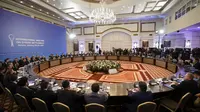 Perundingan Damai Astana yang diadakan di Kazakhtan pada 23-24 Januari 2017 (AP)