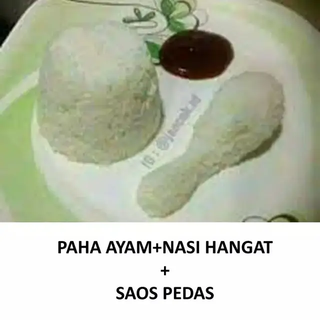 6 Potret Menu Paha Ayam Low Budget Ini Nyeleneh, Dagingnya Enggak Terasa