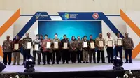 Tiga bandara di bawah naungan Angkasa Pura (AP) II meraih penghargaan Bandar Udara Sehat 2018. (Pramita/Liputan6.com)