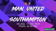 Premier League - Manchester United Vs Southampton (Bola.com/Adreanus Titus)