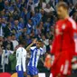  Porto's Ricardo Quaresma (L) celebrates after scoring his second goal as Bayern Munich's goalkeeper Manuel Neuer looks on during their Champions League quarterfinal first leg soccer match at Dragao stadium in Porto April 15, 2015. REUTERS/Miguel Vidal