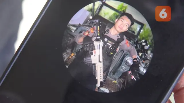Bripda R, anggota Polda Sulsel yang dilaporkan menganiaya mantan pacarnya (Liputan6.com/Fauzan)