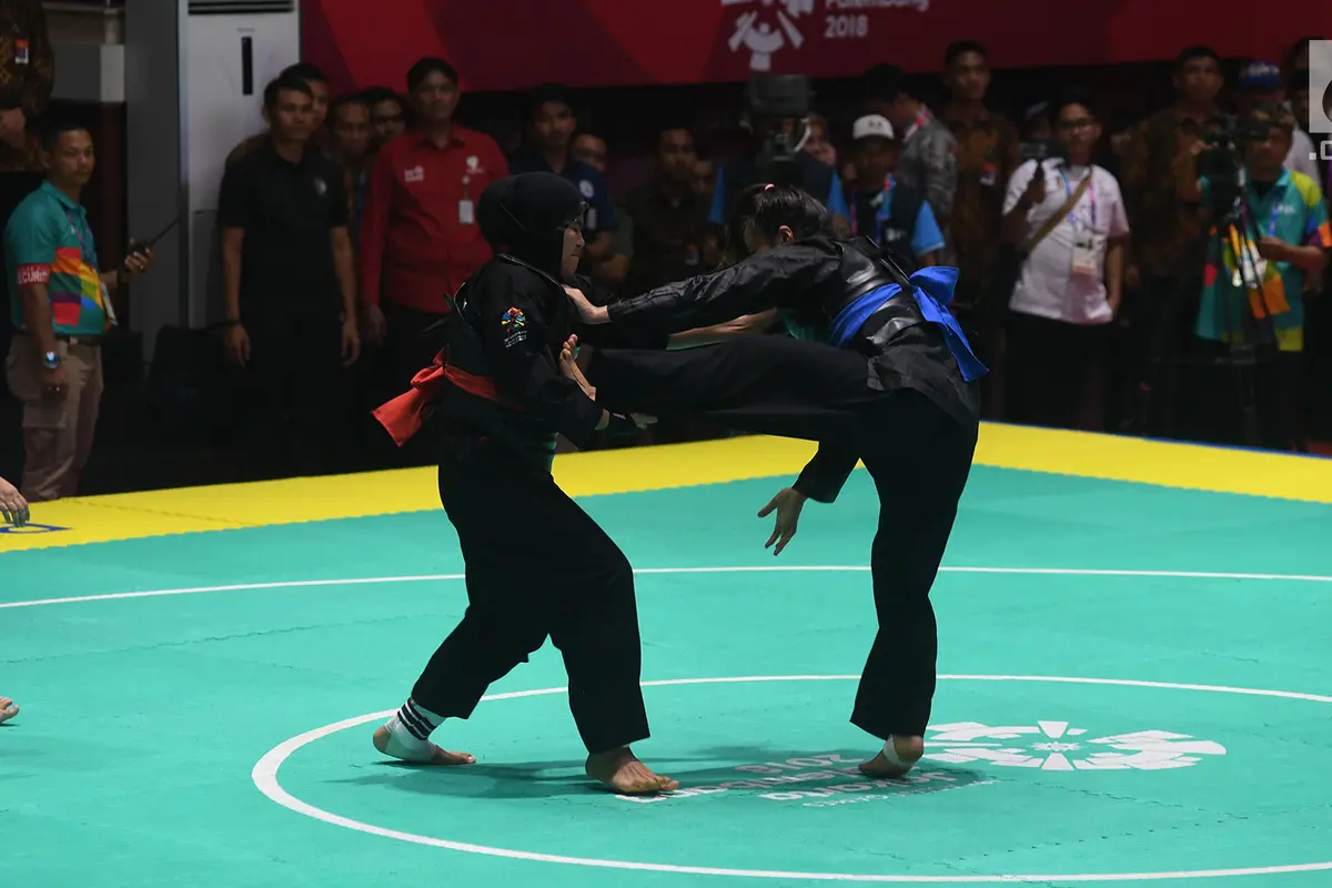 Selebrasi Pipiet Kamelia Sabet Emas Pencak Silat Asian Games 2018