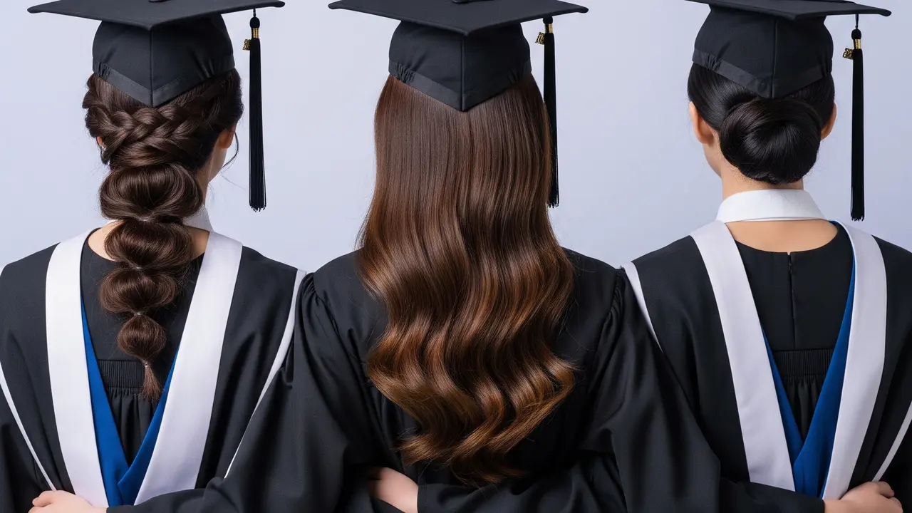 Ide Potongan Rambut Wanita Muda untuk Wisuda yang Elegan. Gemini