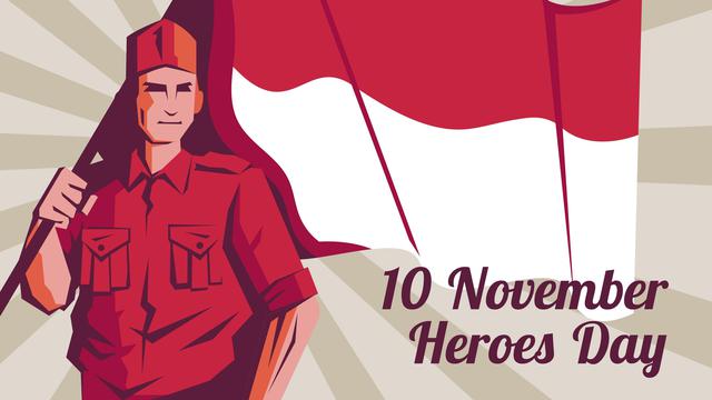 Ilustrasi Hari Pahlawan 10 November