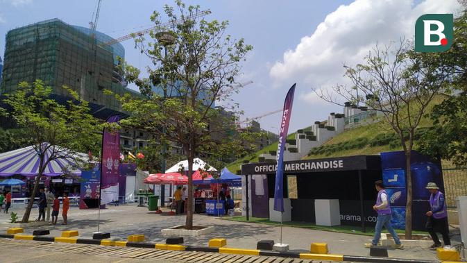 <p>Suasana Olympic Stadium, Phnom Penh, menjelang duel Timnas Indonesia U-22 Vs Myanmar di Grup A SEA Games 2023. (Bola.com/Gregah Nurikhsani)</p>