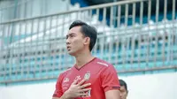 Bek tengah Bali United, I Komang Tri Arta Wiguna. (Bola.com/Alit Binawan)