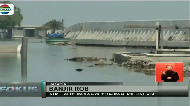 Diperkirakan Banjir Rob masih akan terjadi hingga 4 Januari 2018