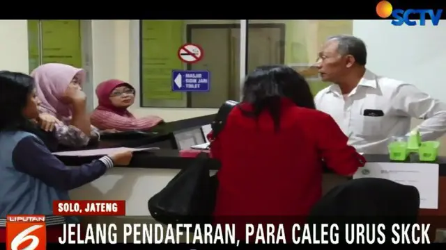 Para calon legislatif yang akan ikut dalam pemilu tahun 2019 juga melengkapi dokumen SKCK sebagai salah satu syarat.