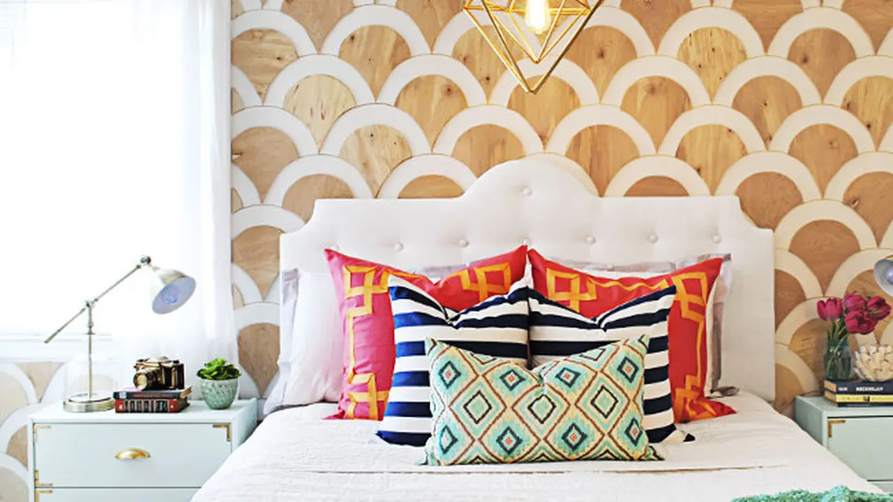 Hiasan Scallop Kayu untuk Dinding Rumah