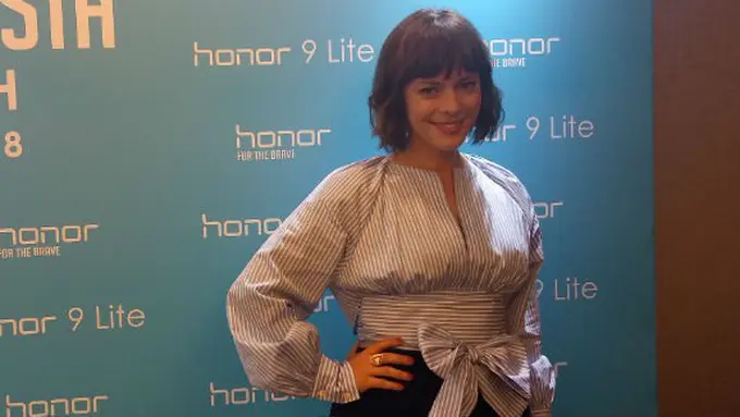 Lenka dalam kunjungannya ke Jakarta/Vemale.com/Zika Z.