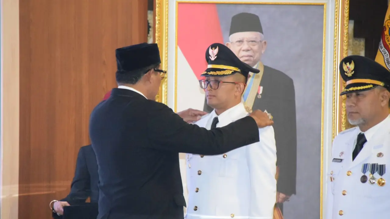 Pelantikan PJ Bupati Banyumas. (Foto: Liputan6.com/Humas Pemkab Banyumas)