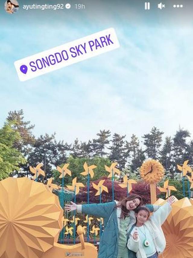 6 Potret Ayu Ting Ting Liburan ke Korea Selatan, Kompak Bareng Bilqis