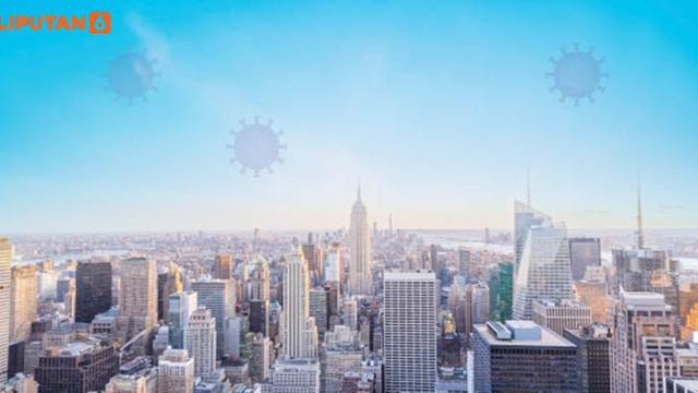 Banner Infografis Polusi Udara di Dunia Menurun saat Pandemi Corona. (Foto: Dok. Freepik)