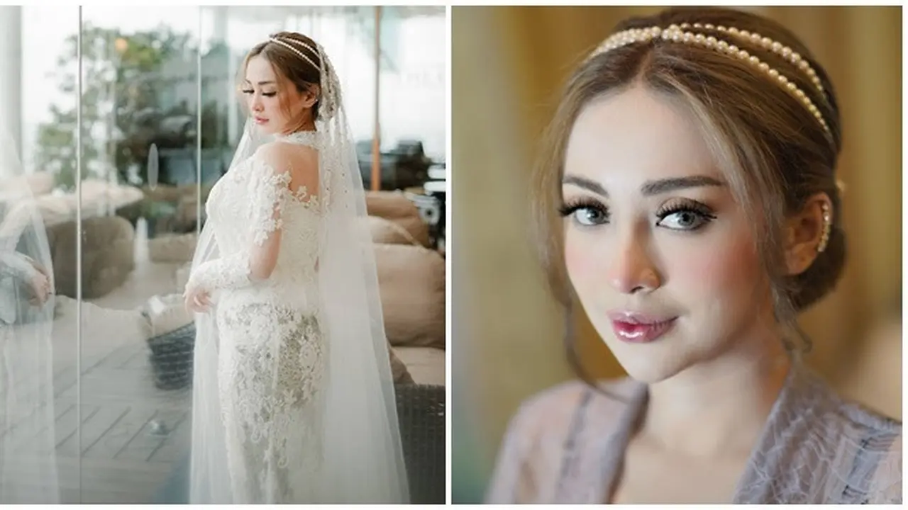 6 Potret Detail Busana dan Makeup Cupi Cupita saat Menikah, Memesona