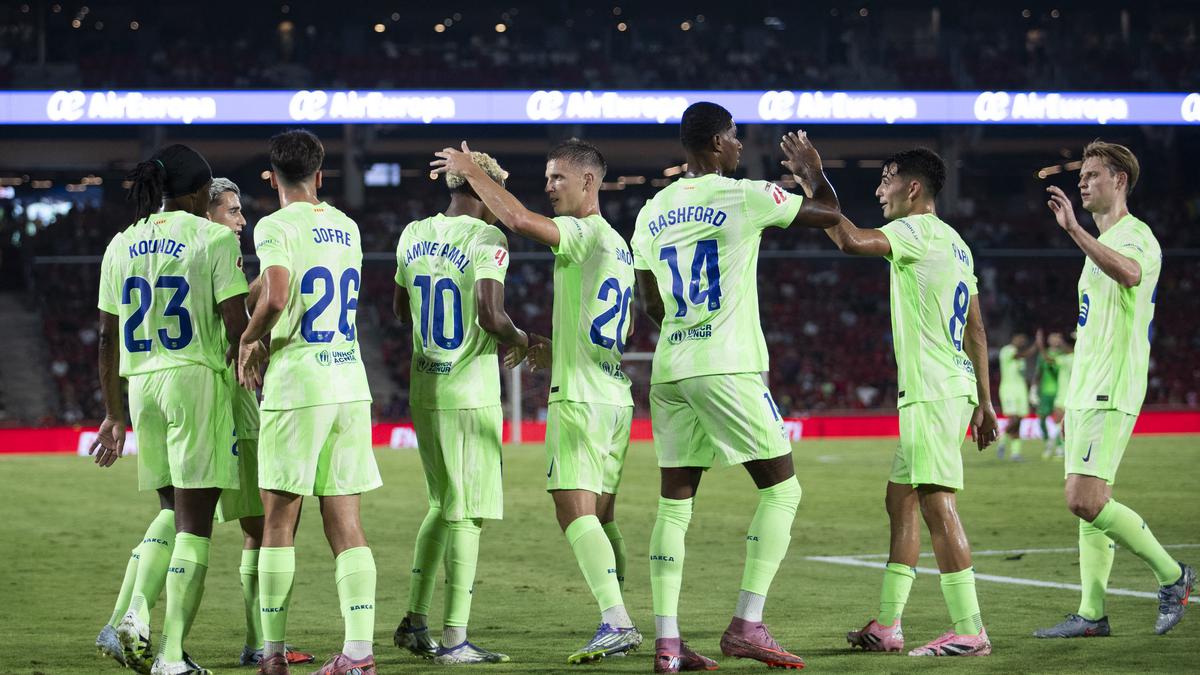 Mallorca vs Barcelona, Flick Murka Meski Barca Menang Telak!