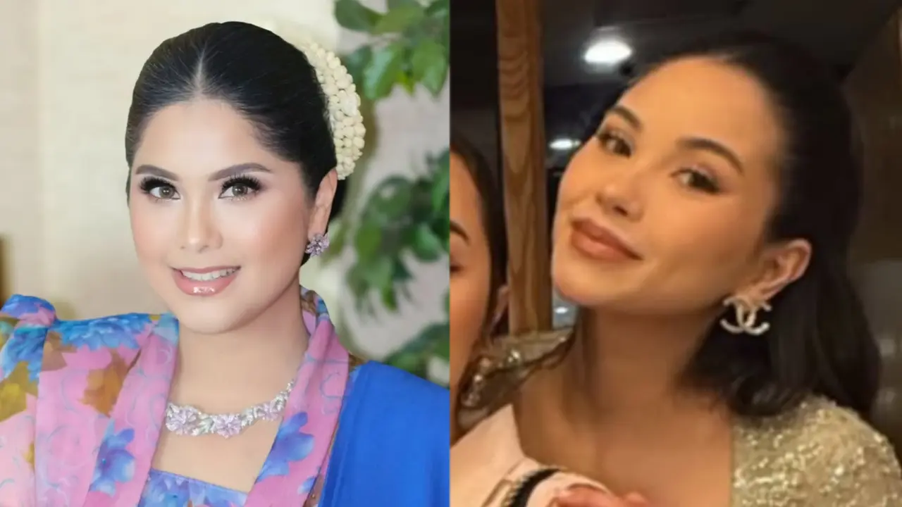 Pesona Ayu Alyssa Daguise dan Annisa Pohan Saat Hadiri Kondangan Pertama Setelah Melahirkan