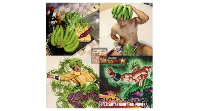 6 Cosplay Low Budget Pakai Buah Warna Hijau Ini Kreatif Sekaligus Kocak