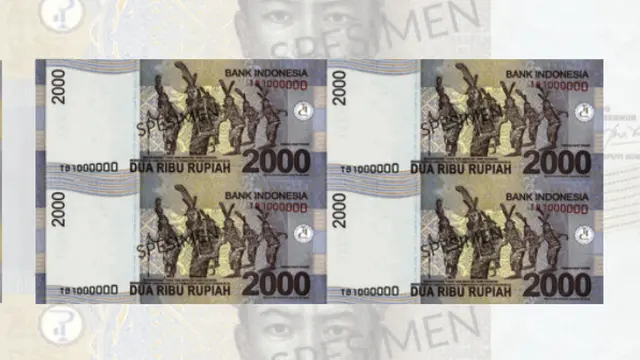 Uang Bersambung atau Tak Dipotong Bank Indonesia.  Dok BI