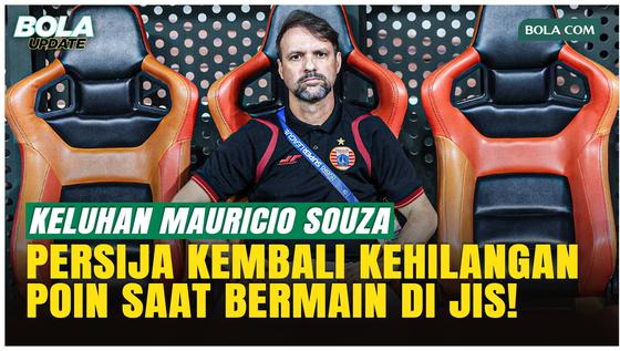 Persija vs Dewa United 1-1, Mauricio Souza Soroti Kondisi Lapangan JIS