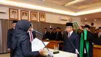 Guntur Priambodo Resmi Dilantik Jadi Pj Sekda Banyuwangi, Bupati Ipuk: Saya Yakin Amanah dalam Menjalankan Tugas