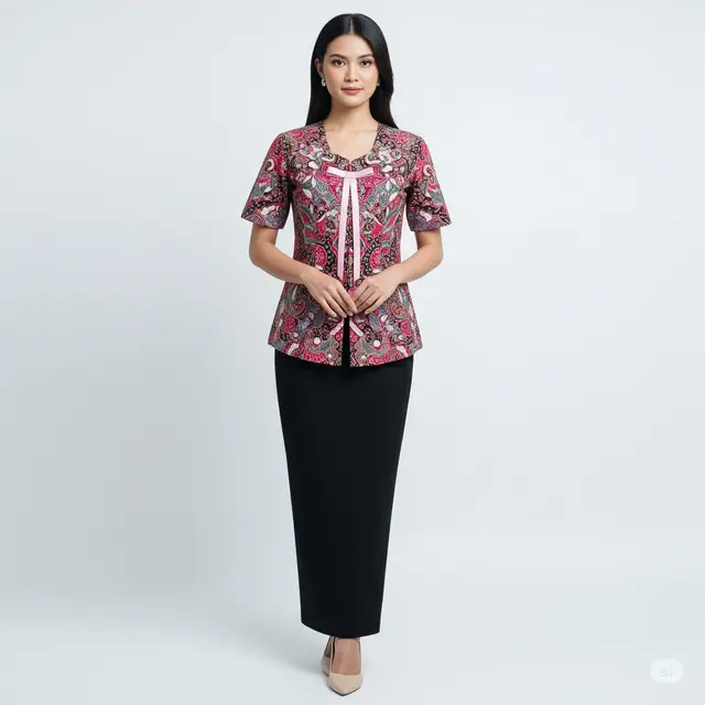 12 Model Kemeja Batik Wanita Formal Modern untuk Tampilan Profesional dan Elegan