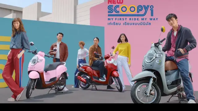 Honda Scoopy-i Ikut Kampanye Soal LGBT (AP Thailand)