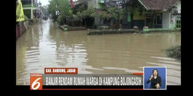 Ratusan Rumah di Dayeuhkolot Terendam Banjir Akibat Sungai Citarum Meluap
