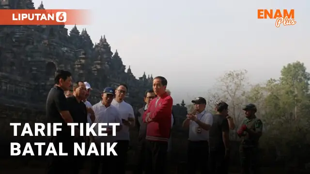 Jokowi batalkan kenaikan harga tiket candi Borobudur