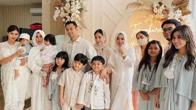 6 Momen Tasyakuran 4 Bulanan Kehamilan Nagita Slavina, Berlangsung Khidmat
