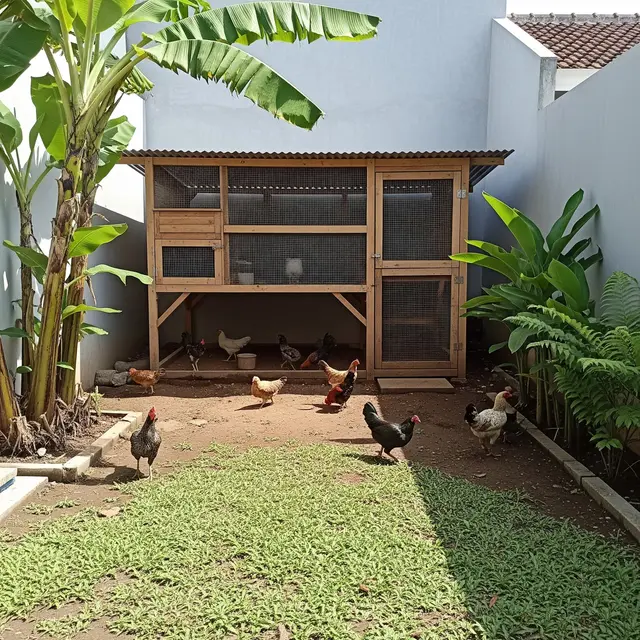 9 Desain Kandang Ayam Umbaran di Rumah