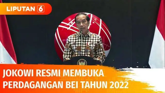 VIDEO: Presiden Jokowi Resmi Buka Perdagangan Bursa Efek Indonesia