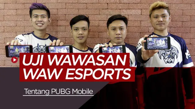 Berita video tentang WAW ESports yang mendapatkan tantangan tebak gambar soal PUBG Mobile.