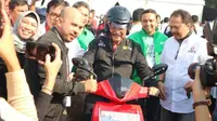Tiga Menteri Jokowi Ramaikan Konvoi Kendaraan Bermotor Listrik
