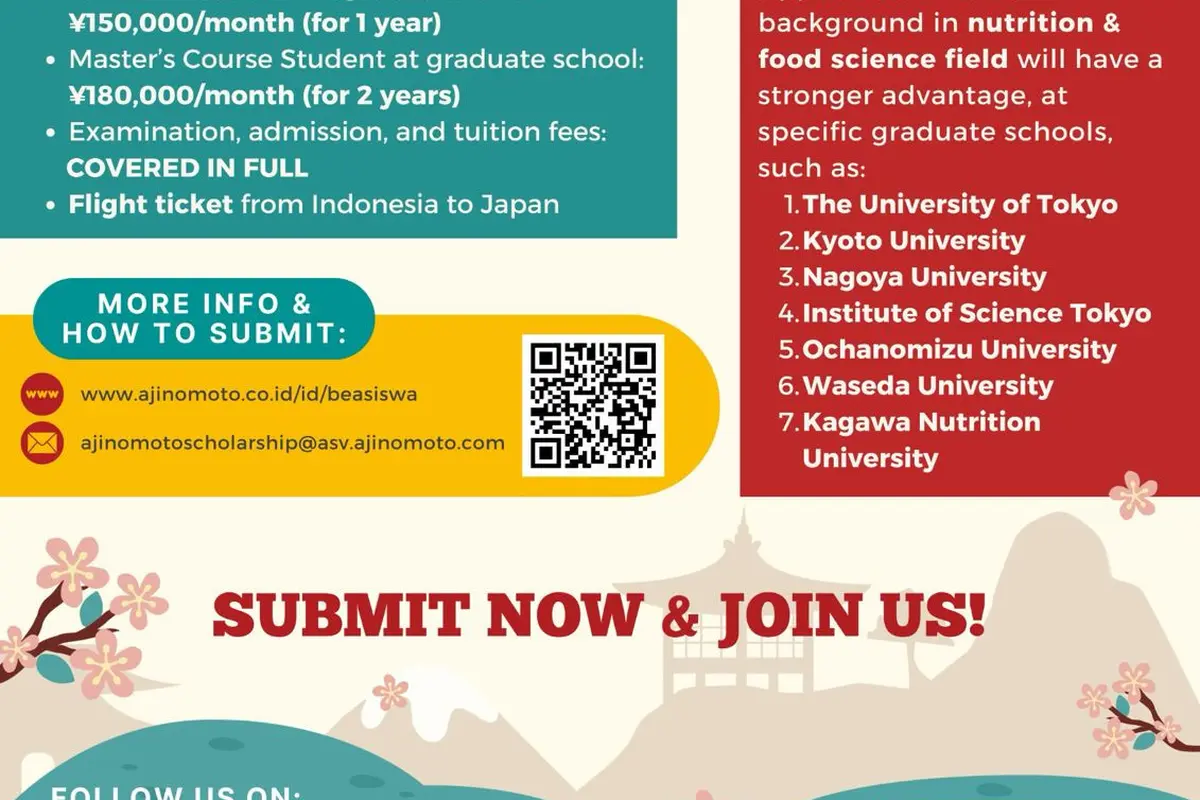 Ajinomoto Scholarship