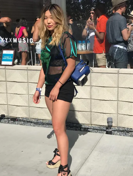 Snow boarder, Chloe Kim pun tampil cantik memesona di Coachella nih! (instagram/chloekimsnow)