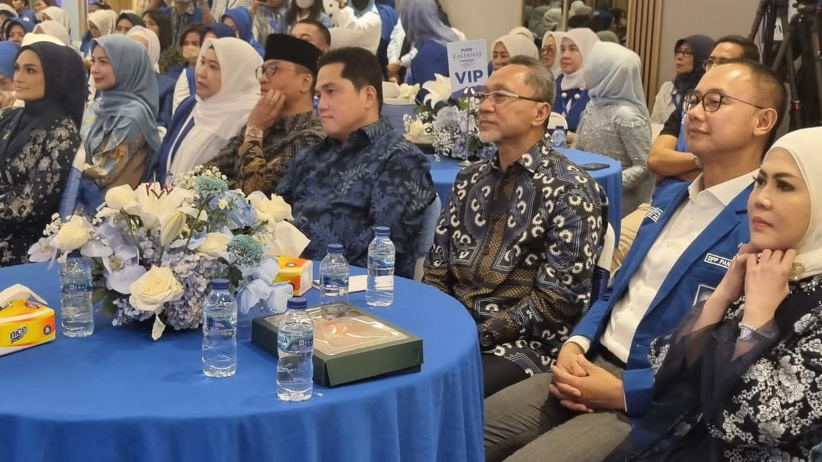 Erick Thohir Hadiri Rakernas Kader Perempuan PAN: Siap Mendampingi