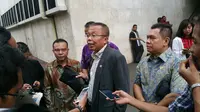 Empat anggota Komisi III DPR RI mendatangi Direktorat Reserse Umum Polda Metro Jaya. (Liputan6.com/Nanda Perdana)