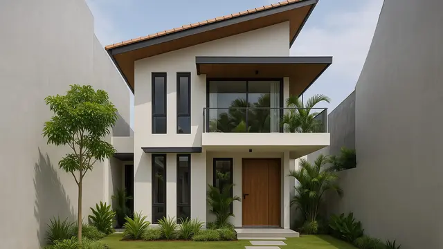 Rumah Cantik di Lahan Terbatas (Foto: ChatGPT)