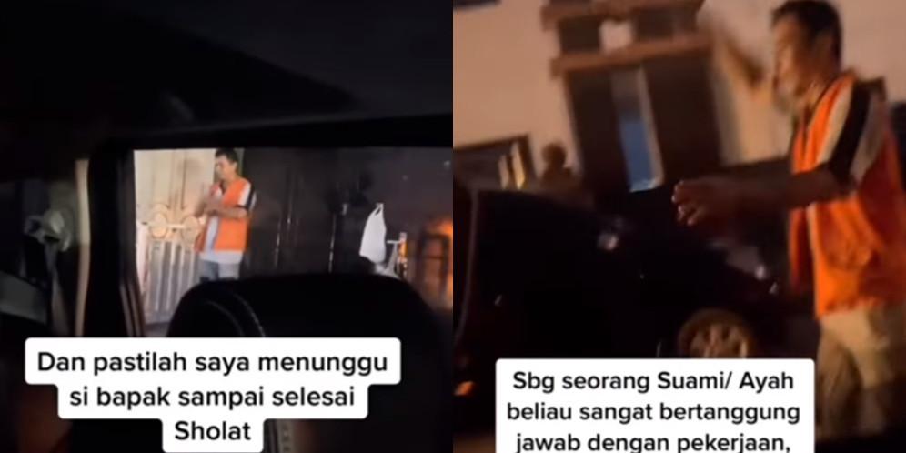 Tukang parkir salat (Instagram/@hariankopas)
