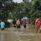 Banjir di Sei Rampah, Kabupaten Serdang Bedagai, Sumatera Utara (Sumut)
