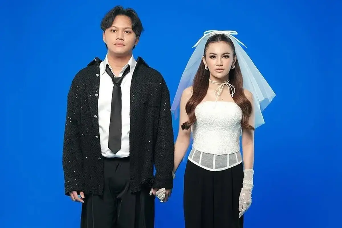 Gaya Serasi Mahalini Raharja dan Rizky Febian Bikin Pas Foto Sebelum Menikah, Anti Mati Gaya dengan Baju Pengantin
