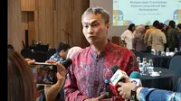 Direktur Penerimaan dan Perencanaan Strategis, Direktorat Jenderal Bea dan Cukai (DJBC) Kementerian Keuangan Mohammad Aflah Farobi dalam Media Gathering di Kawasan Puncak, Bogor, Jawa Barat, Selasa (26/9/2023). (Sulaeman/Liputan6.com)