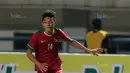 Pemain Timnas Indonesia U-19, Feby Eka Putra mengoleksi tiga gol selama babak penyisihan grup Piala AFF U-18 2017 di Myanmar. (Bola.com/Nicklas Hanoatubun)