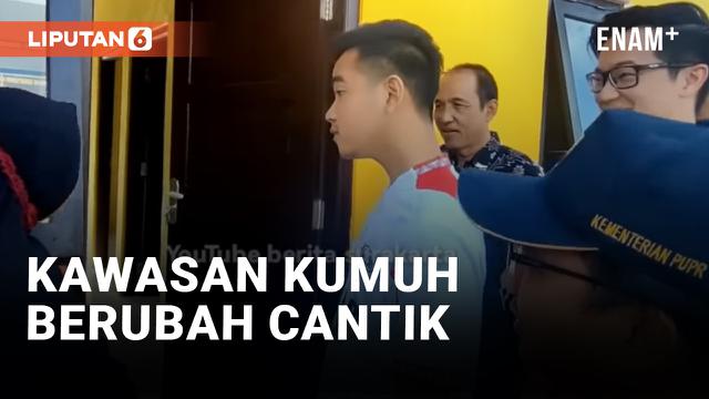 Dulu Kawasan Kumuh! Kini Sudah Berubah Jadi Rumah Cantik, Gibran Rakabuming Serahkan Kunci