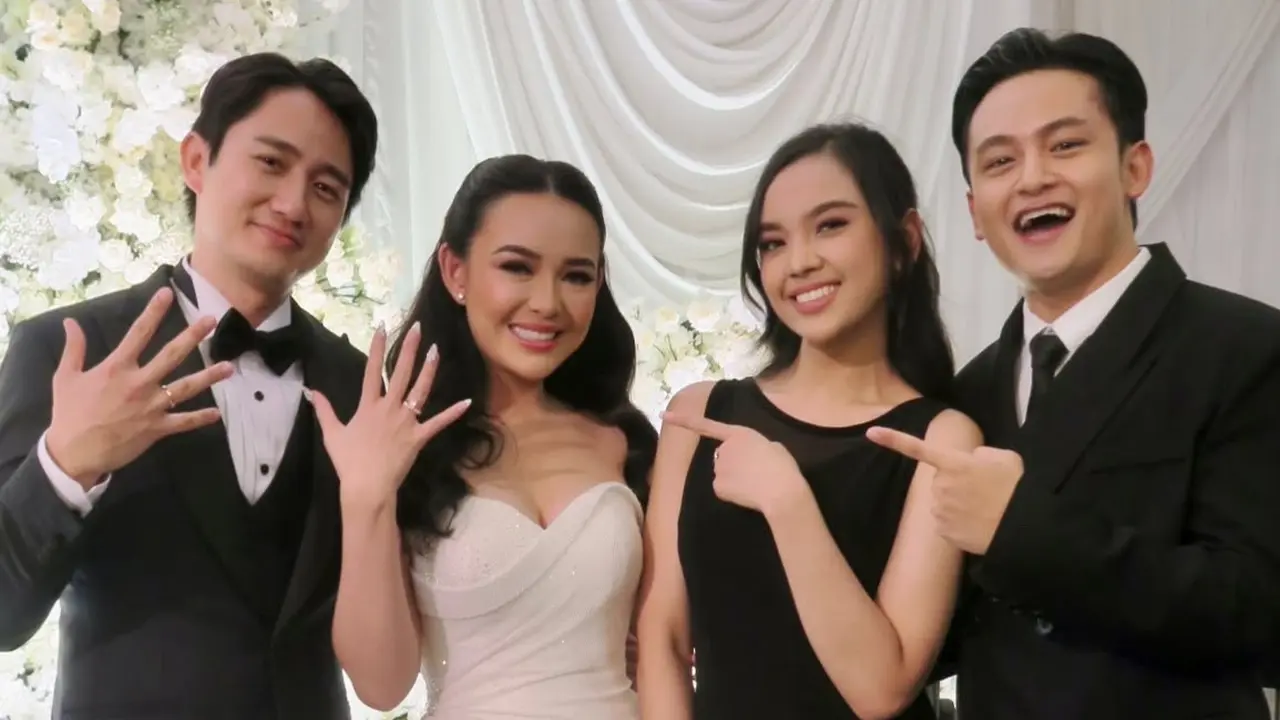 Penampilan Para Artis dengan Dresscode Hitam saat Kondangan Intimate Amanda Manopo dan Kenny Austin. [Instagram]