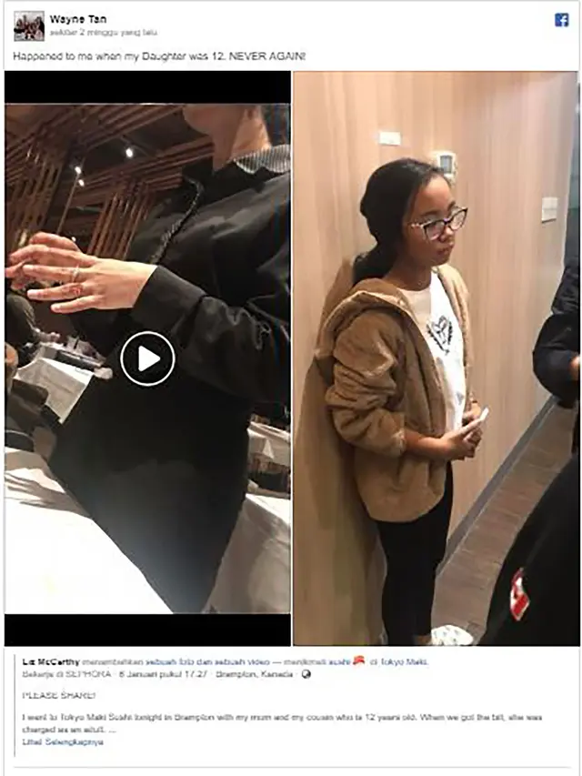 Postingan Pengunjun, Restoran Jepang dengan Kebjakan Aneh